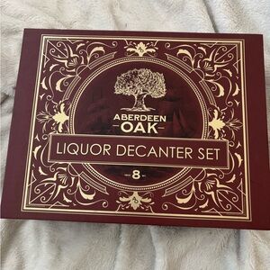 Liquor Decanter Set - Elegant Brown Design